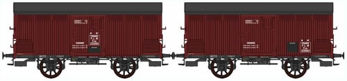 REE Modeles WB-257 - French PLM 2pc Wagon Set